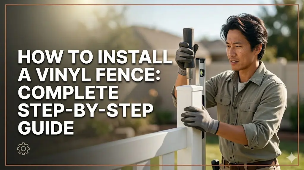 How to Install a Vinyl Fence: Complete Step-by-Step Guide
