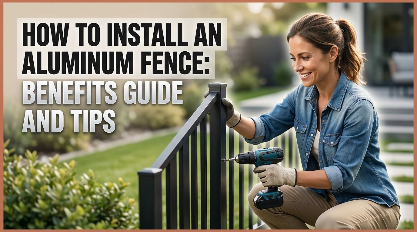 How to Install an Aluminum Fence Benefits Guide and Tips