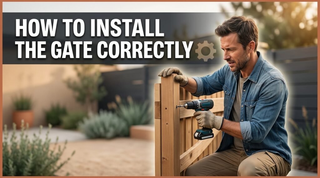 How to Install the Gate Correctly