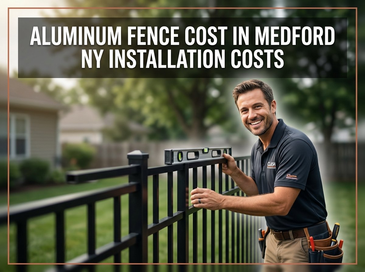 Aluminum Fence Cost in Medford NY Installation Costs 