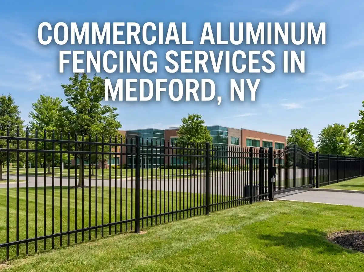Commercial Aluminum Fencing Services in Medford, NY