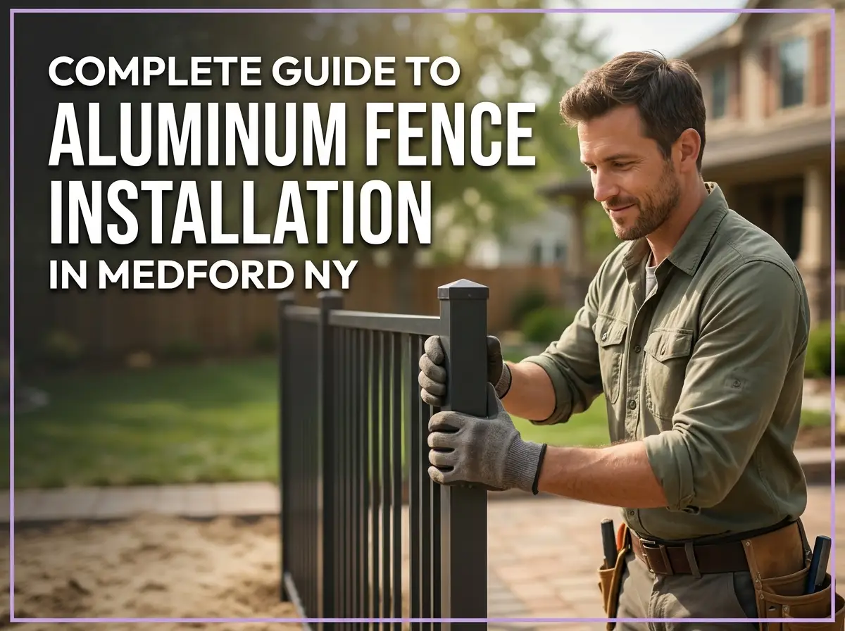 Complete Guide to Aluminum Fence Installation in Medford NY