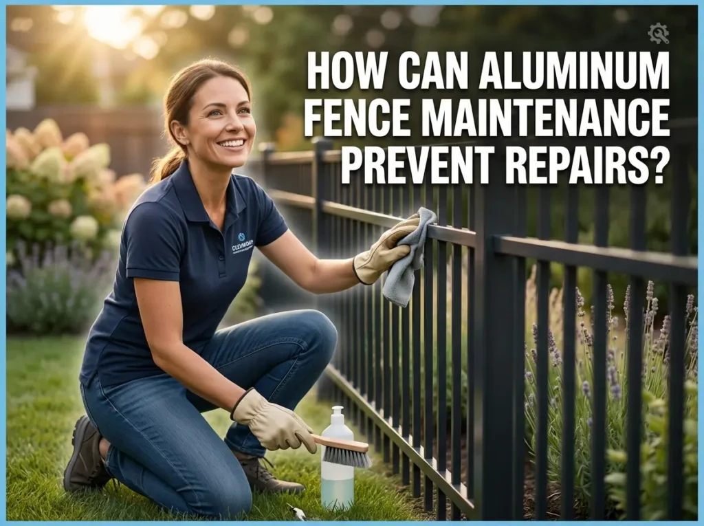 How Can Aluminum Fence Maintenance Prevent Repairs