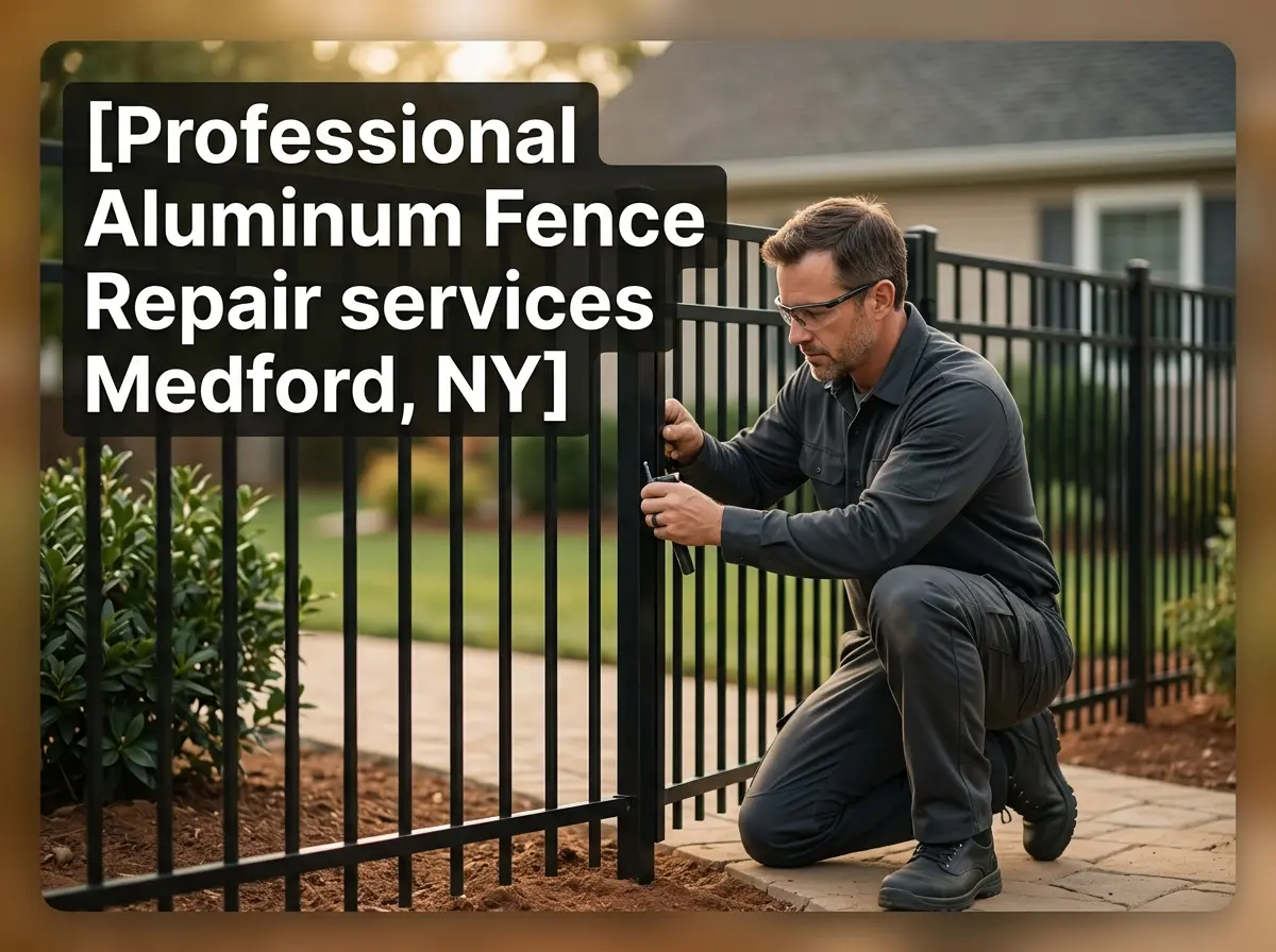 Professional Aluminum Fence Repair services Medford, NY 