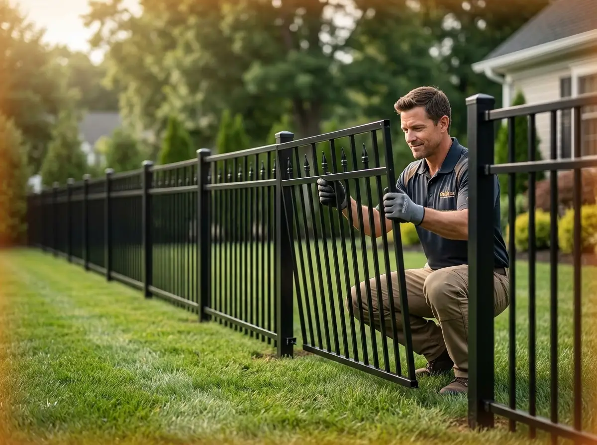 Residential Aluminum Fence Installation Medford, NY