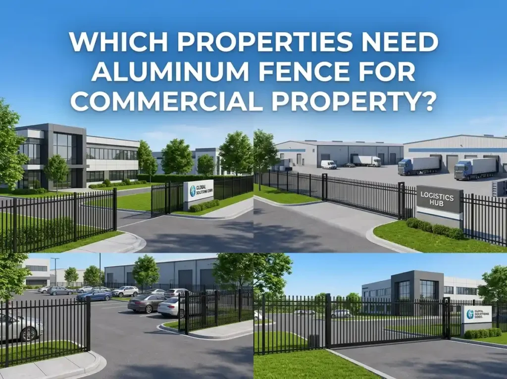 Which Properties Need Aluminum Fence for Commercial Property