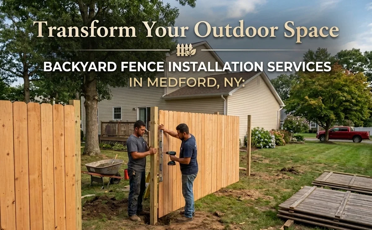 Backyard Fence Installation Services in Medford, NY Transform Your Outdoor Space