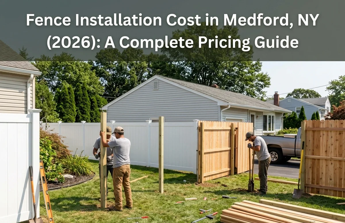 Fence Installation Cost in Medford, NY (2026) A Complete Pricing Guide