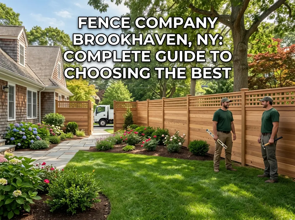 Fence Company in Brookhaven, NY Complete Guide to Choosing the Best