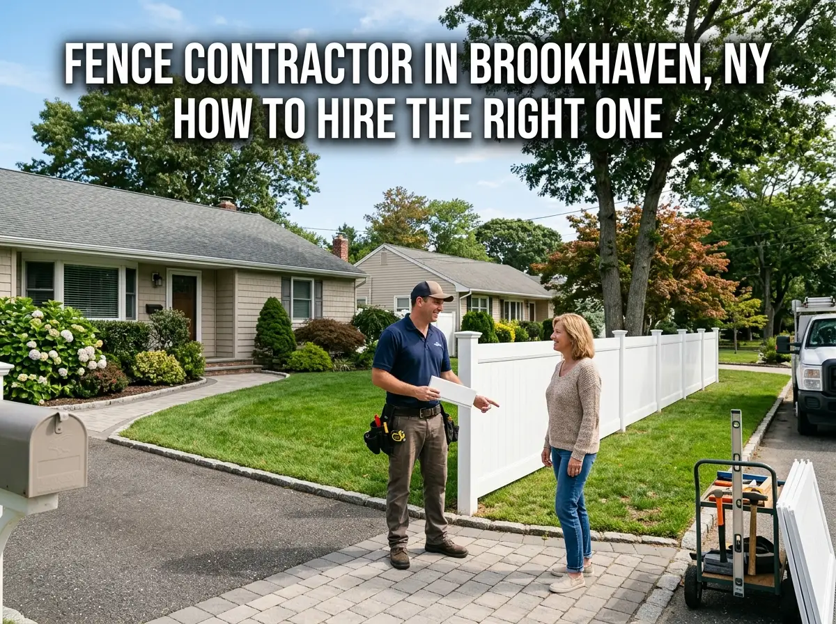 Fence Contractor in Brookhaven, NY How to Hire the Right One