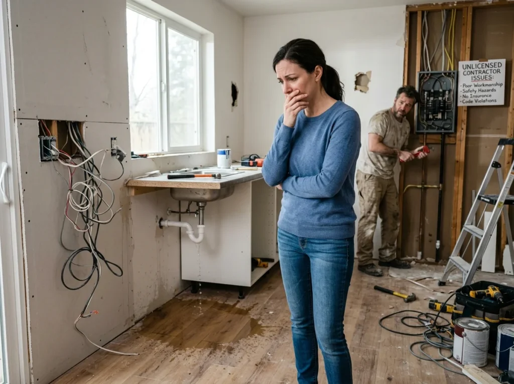 What an Unlicensed Contractor Can Mean for a Homeowner